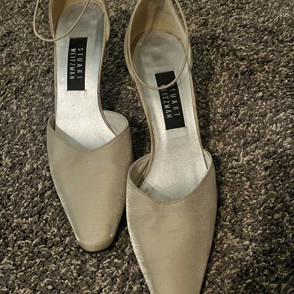 Stuart Weitzman Cream Heels for Women